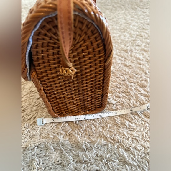 Rattan Bag - Bali Bag - Straw Bag - Handwoven Shoulder Bag - Boho Summer Purse - Picture 10 of 12